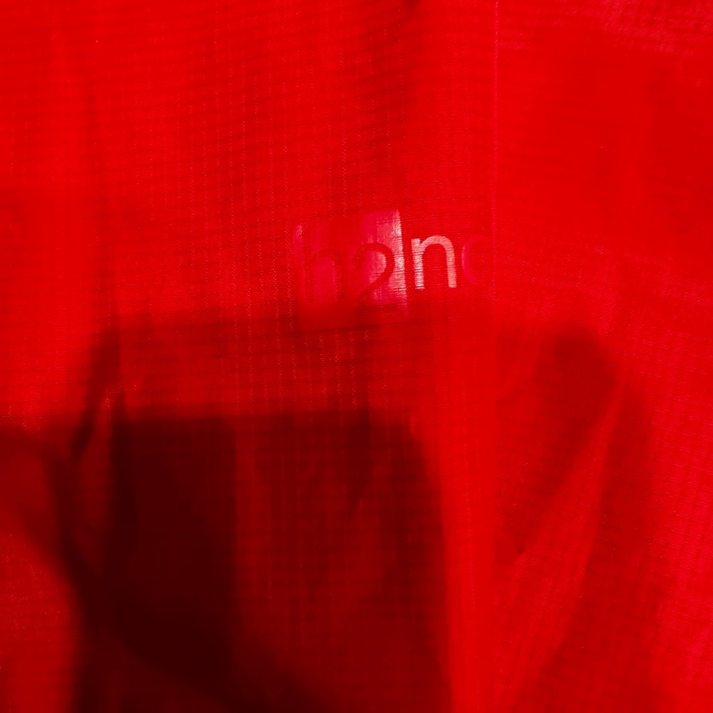 Patagonia Hooded Rain Jacket H2NO Women's XS bright red - Picture 9 of 13